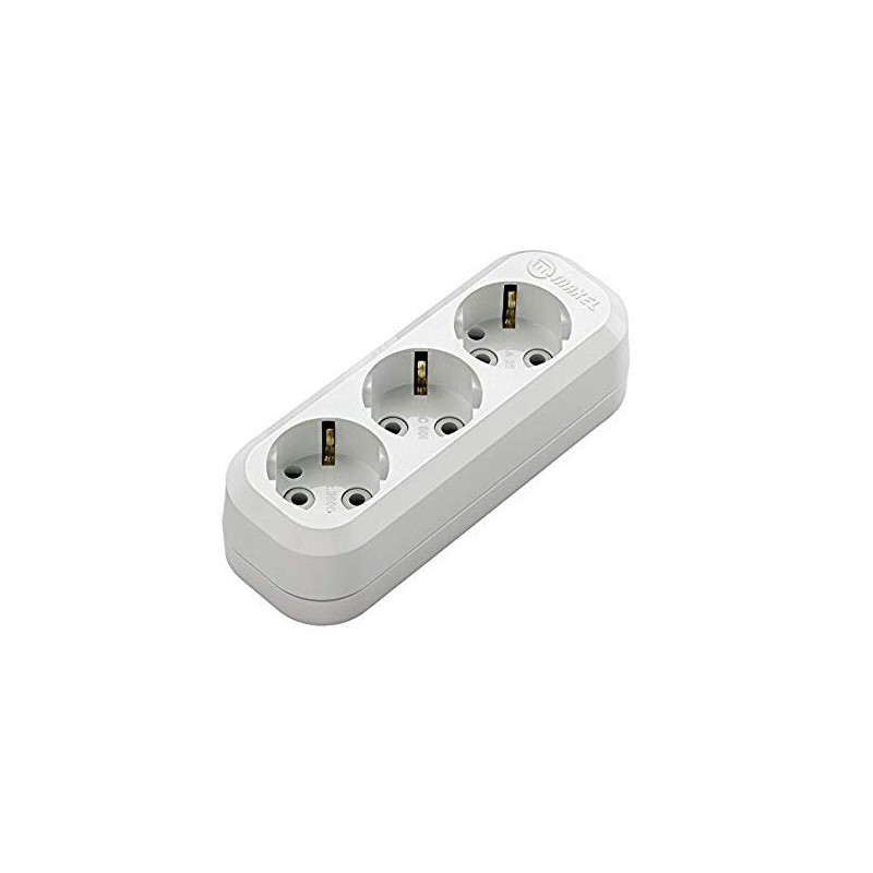 Makel Triple Socket Strip with Earth Terminal Strip