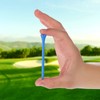 GFGL Golf Tees (Blue) Durable Bamboo Tees 100Pcs 3-1/4" Friendly