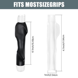 Golf Grip Trainer for Right-Handed Beginners – Improve Swing Mechanics,Golf Training Aid, Golf Club Grips, Grip Trainer Golf Club to Help Train Correct Hand Position (White)