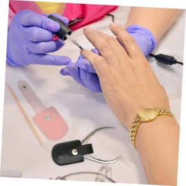 VICASKY 1set Scissors Pouch for Nail Clippers and Cuticle Scissors Lightweight Storage Holder with Buckle Design Convenient Manicure Tool Cover for and Protection 4pcs