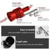 2PCS Car Turbo Whistle, XL Size Aluminum Alloy Universal Turbo