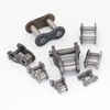 FOCMKEAS 8PCS Roller Chain Offset Half Link #25, 1/4 Inch