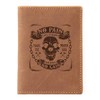 Greenburry Vintage Men's Leather ID Folder Brown 12 x 9