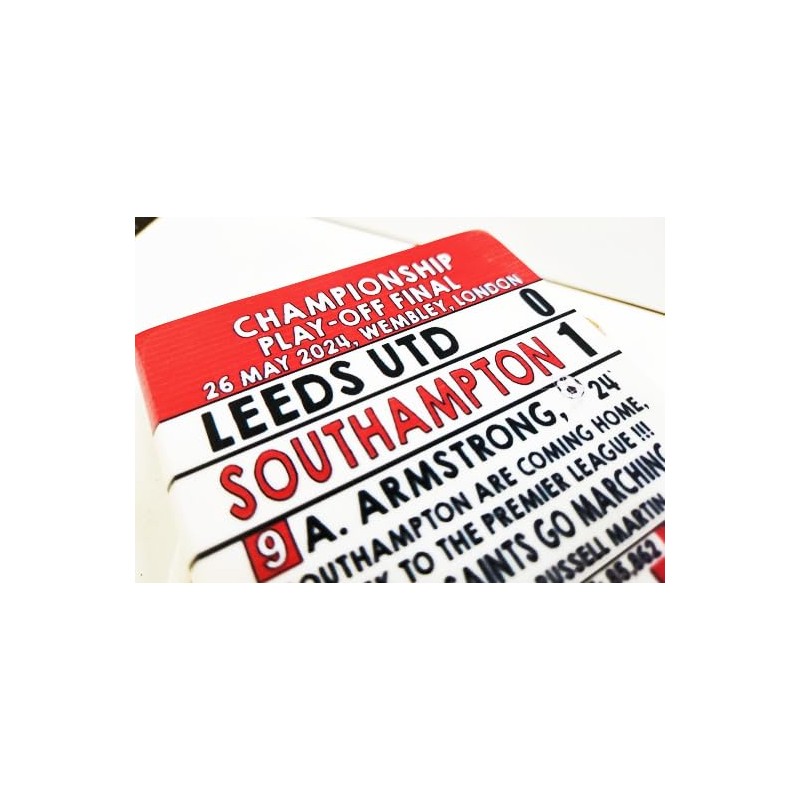 Southampton promotion gift, Southampton 2024 Championship winners play-off final, Southampton