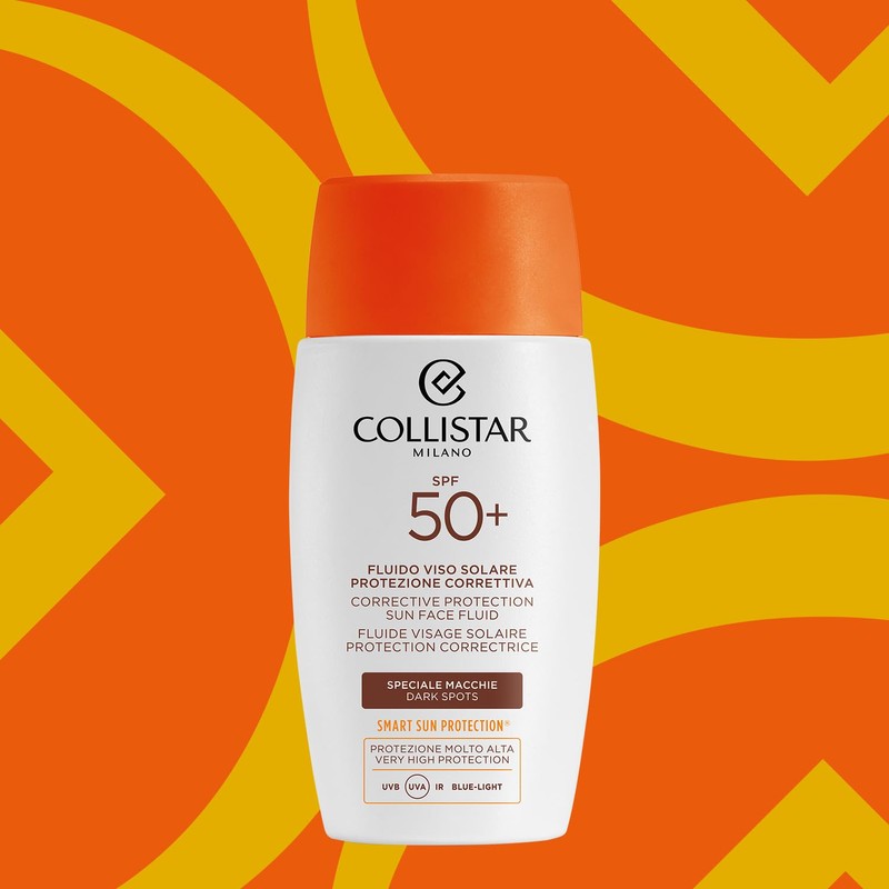 Collistar Sun Protection Facial Fluid SPF 50+, Specially Against Stains,