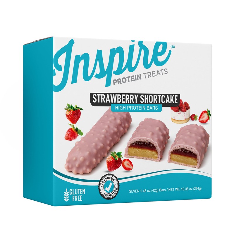 Inspire High Protein Bars - Strawberry Shortcake (6-Pack)