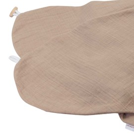 HOBEA-Germany Cover for Breastfeeding Pillow, 190 cm Designs, Taupe Muslin