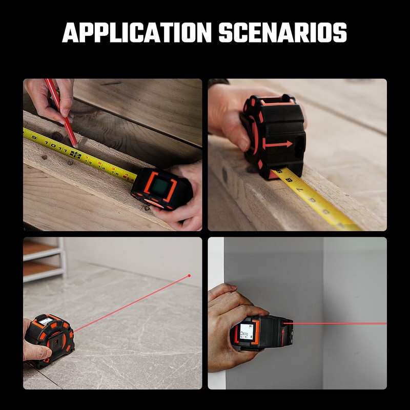 Mileseey Laser Tape Measure Digital Tape Measure High Precision Rangefinder