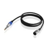 SIENOC 1.5m 6.5MM(1/4in) Male Audio Microphone to 3Pin XLR male