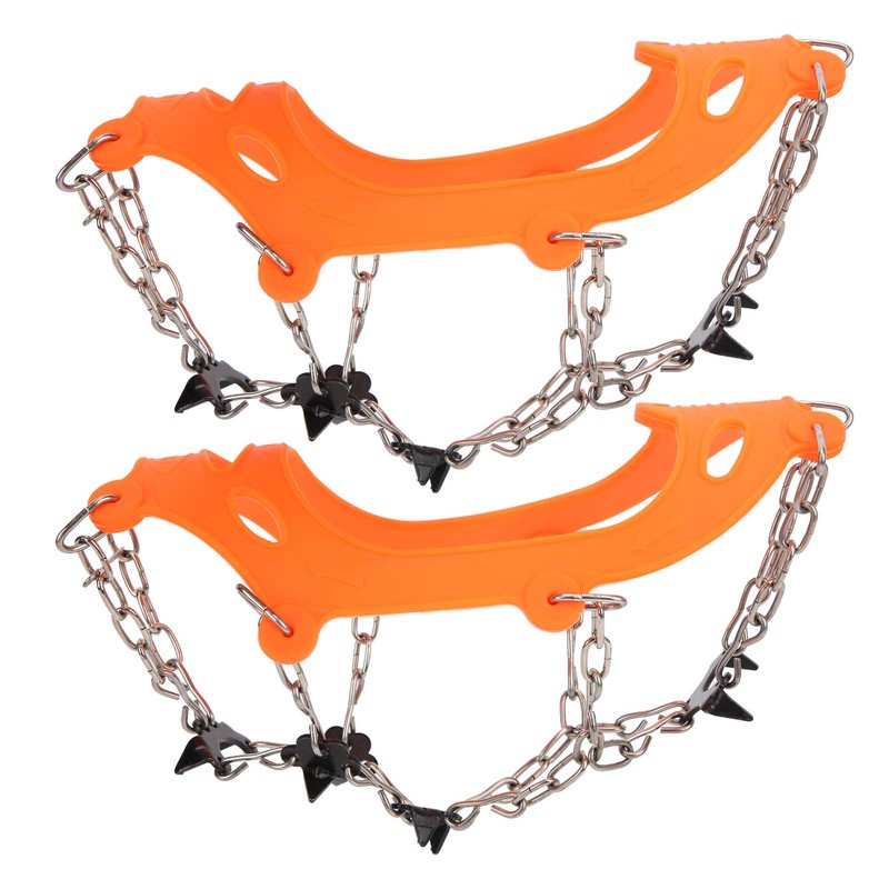 1 Pair 8 Teeth Crampons AntiSlip Traction Ice Cleats Snow