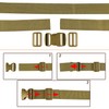 MAGARROW 65" 1.5" Utility Straps with Buckle Adjustable, 4-Pack (Tan