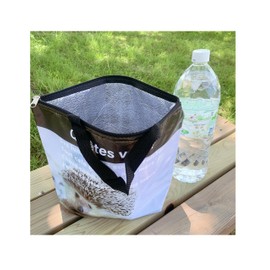 Insulated Aluminum Cooler Bag, 3.2 gal (10 L) for Champagne Bottles, Wine Bottles, 13.8 inches (35 cm), 11.0 inches (28 cm), 4.7 inches (12 cm), Stylish, Cute, Designers, Keeps You Cool, Convenient