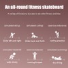 Slide Board with Shoe Cover Slimming Exercise Guide Slide Mat