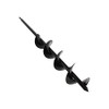 3in Wide 24in Long Metal Earth Auger Drill Bit, Steel