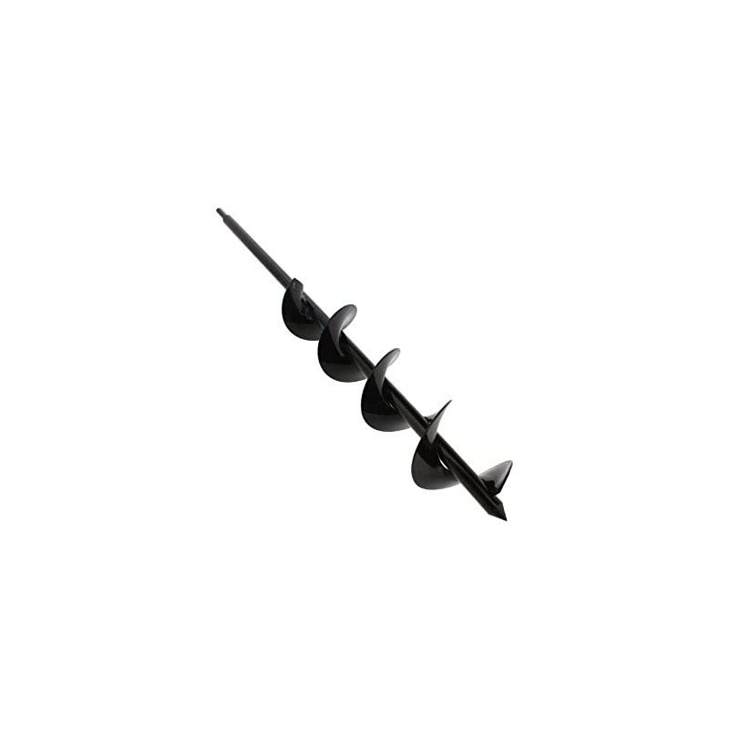 3in Wide 24in Long Metal Earth Auger Drill Bit, Steel