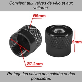 cyclingcolors 4 x Valve Caps Valve Cover Car Motorcycle Bicycle Valve Cover Wheel Valve Caps Tyre Valve Caps Car Valve Caps Aluminium Gold