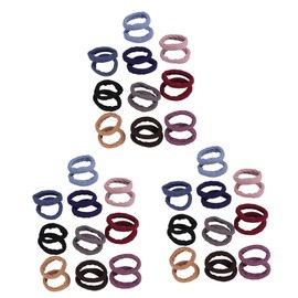 FOMIYES 3sets Fashion Headbands Women Ponytail Holders Hair Bands Elastic for Girls School Daily Wear Assorted Bright Colors 20pcs*3 Random Color