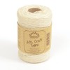 EVERLASTO NATURAL COLOURED JUTE CRAFT TWINE 100M SPOOLS (ALMOND)