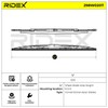 RIDEX Front Windscreen Wiper 298W0207 for Polo Hatchback (6R1, 6C1)