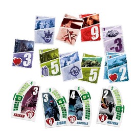 Don’t Panic Games - Godzilla - Total War - Jeu de Société Facile à Apprendre - Deck de Cartes - Jeu d’Ambiance - Prise en Main Immédiate - De 3 à 12 Joueurs - Français - DPG1071