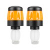2pcs Electric Scooter Handlebar Lights LED Warning Light Handlebar Plug