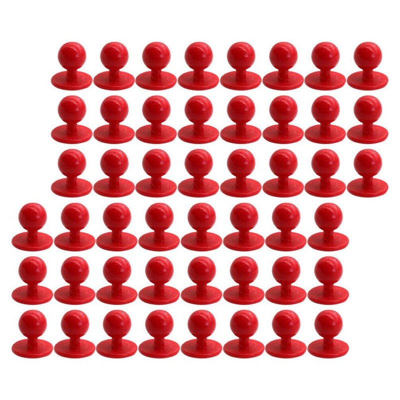 EXCEART Pack of 100 Chef's Coat Rivet Buttons Round Moving