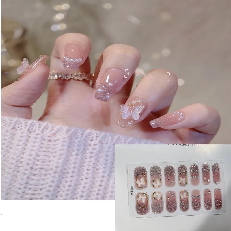 3D Nail Seals, Set of 6, 3D Feeling, Ins, Just