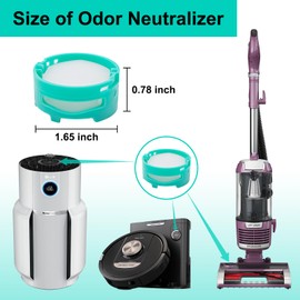 Odor-Neutralizer Cartridge Compatible with Shark ZU102 LA702 AZ3002 AZ4002 AZ3000 HZ3000 HZ3002 IZ862H IZ562H Stratos Upright Vacuum, HP152 HP301 HP302 Air Purifier, Stick Filter Replacement,4Pack
