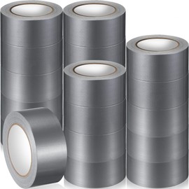 Kisston 20 Rolls Duct Tape, 30 Yards x 1.88 Inch Heavy Duty Duct Tape Waterproof Duct Tape Flexible Tear by Hand Bulk for Home Use Strong Industrial Tape No Residue