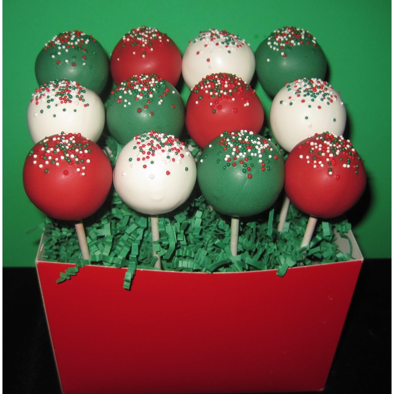 NCS Christmas Red, Green and White Edible Non Pareils Sprinkles,