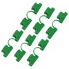 50Pcs Greenhouse Clamp PE Plastic 2 Head Plant Film Clamp