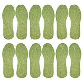 IWOWHERO 20 Pairs Comfortable Insoles Cotton Shoe Pads for Training Breathable and Sweat Absorbing Skid Design for Students and Active Lifestyles