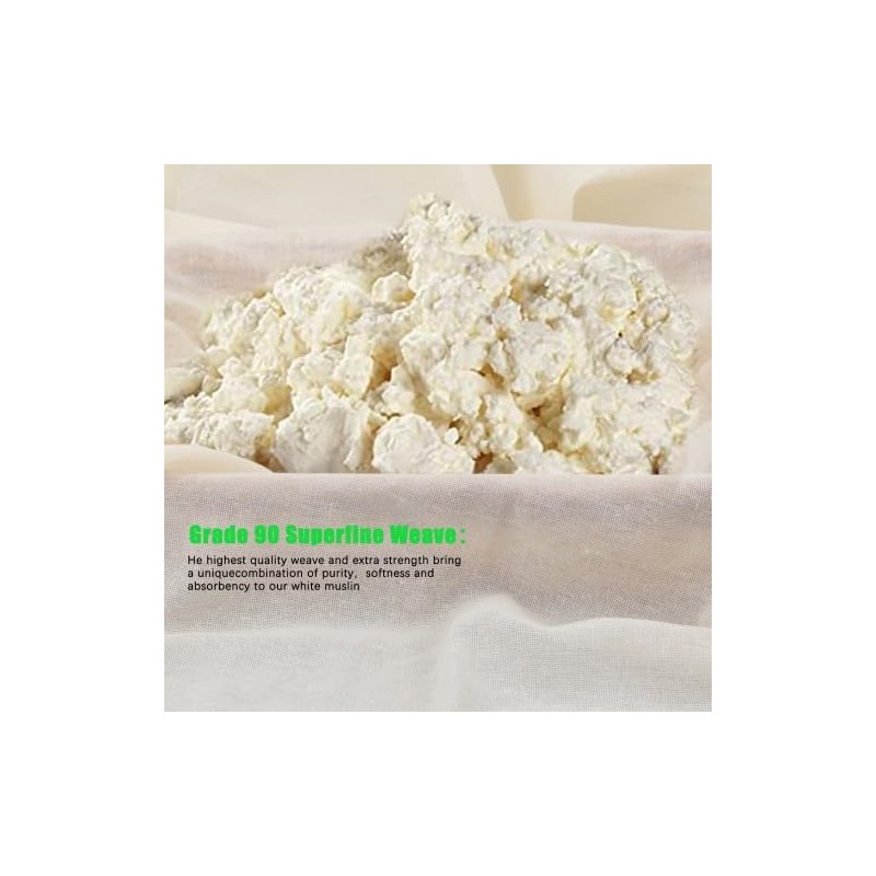 Pack of 2 Cheesecloth and Straining Cloth 60 x 60