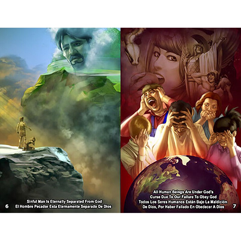 Kid's Gospel BIBLE TractS in English/Spanis