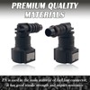 2PCS Fuel Line Connector,Elbow 90° Fuel Line Quick Connect 9.49-ID8