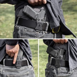 WARRIORLAND IWB KYDEX Holster, Compatible with Springfield Hellcat 3" Micro-Compact, Inside Waistband Concealed Carry for Men/Women, Adjustable Cant & Retention, Right Hand Draw