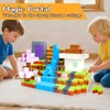Magnetic Building Blocks, Pack of 110 Magnetic Toy Blocks, Magnetic