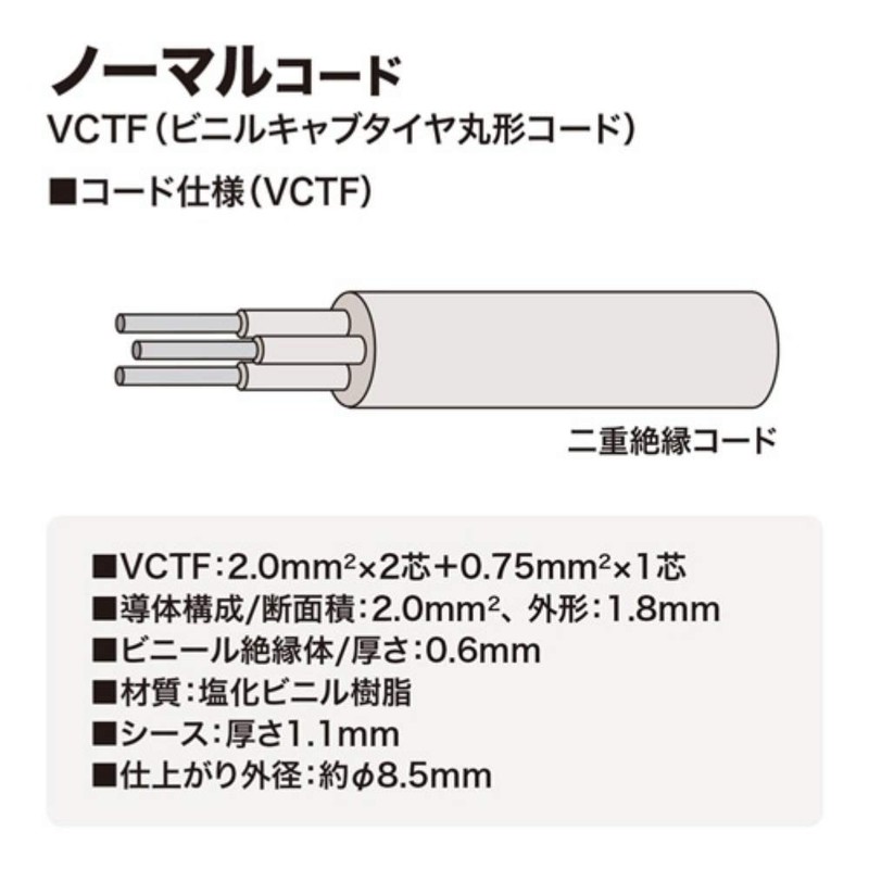 Sanwa Supply TAP-K2L-3 Construction Property Tap, 3 Ps, 2 Openings,