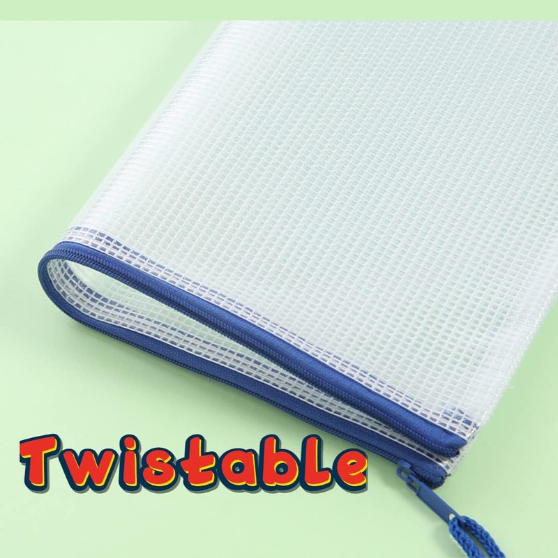 10PCs A5 Plastic Wallets A5 Document Wallets A5 Plastic Folder