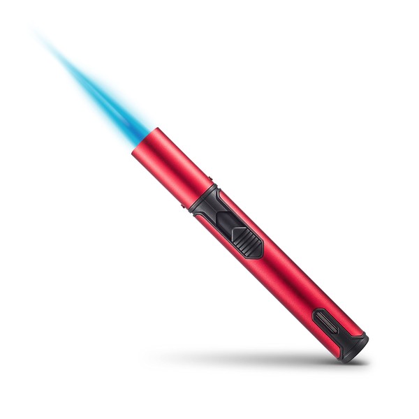 Urgrette 1 Pack Butane Torch Lighter, 6-inch Refillable Pen Lighter