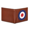 Yoshi Mod Target Men's Leather Wallet, Genuine Brown Leather Wallet,