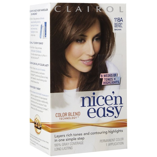 Clairol Nice'n Easy Permanent Hair Color Medium Natural Brown 5N