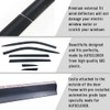 AUTOCLOVER Tape-On Rain Guards Window Visors 4 Pcs Set for
