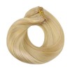 HOTBANANA Sew in Hair Extensions Real Human Hair, 20inch 100g
