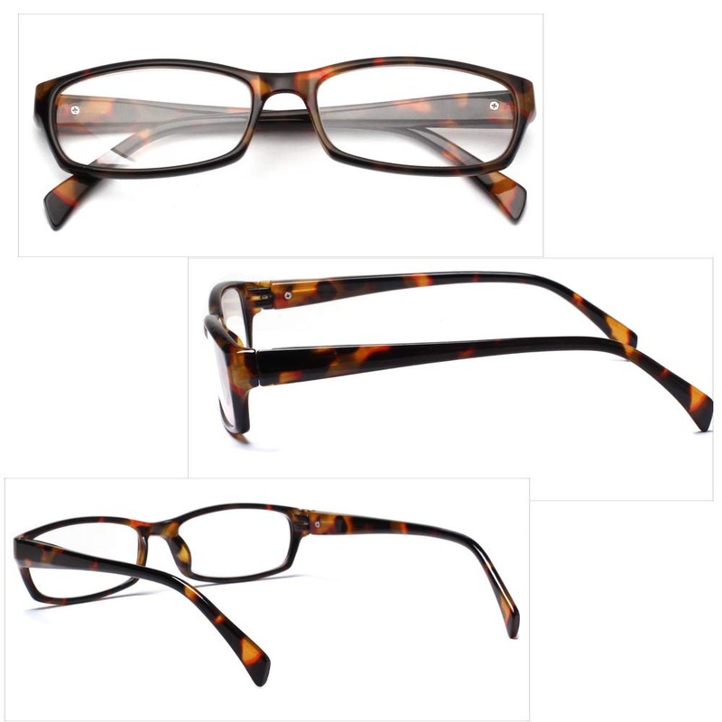 Henotin 5-Pack Reading Glasses Blue Light Blocking Anti Eyestrain Computer