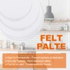 FIGFYOU 30 Pcs Felt Plate Dividers, Felt Plate Separators Dinner