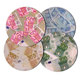 CUCUBA 16 Large Paper Plates Party Tableware Birthday Theme 23cm