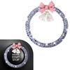 Hovom Cute Bow Bling Car Push Start Button Decoration Ring,