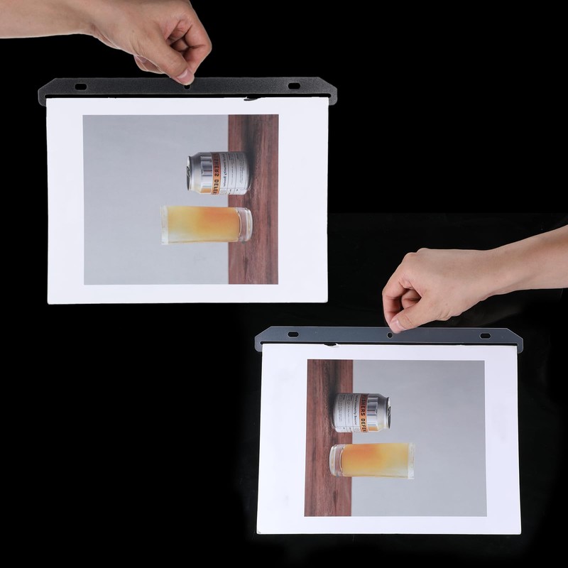 3 Hole Punched Magazine Holders, 40 PCS 3 Hole Punched