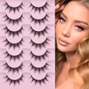EYDEVRO Manga Lashes Anime Lashes Korean Japanese Asian Cosplay Fake